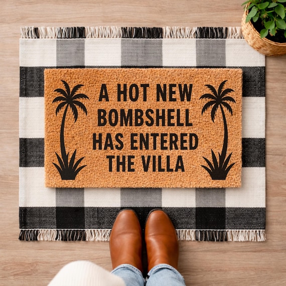 A Hot New Bombshell Has Entered The Villa Doormat | Villa Doormat | Housewarming Gift