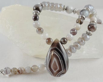 Botswana Agate Necklace