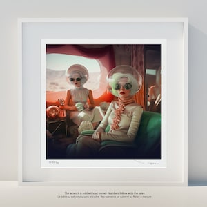 Limited edition fotografiekunstprint van Tehos - It's time for a rest - kunst - 29 x 42 cm, gesigneerd op A3-formaat