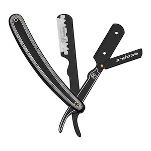 Regale Barber Supply Shavettes Style Straight Razor With Replaceable Blades