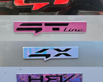 Trim Badge Overlay Decal | Fits Gt-Line, GT, HEV, PHEV, 4X & V6