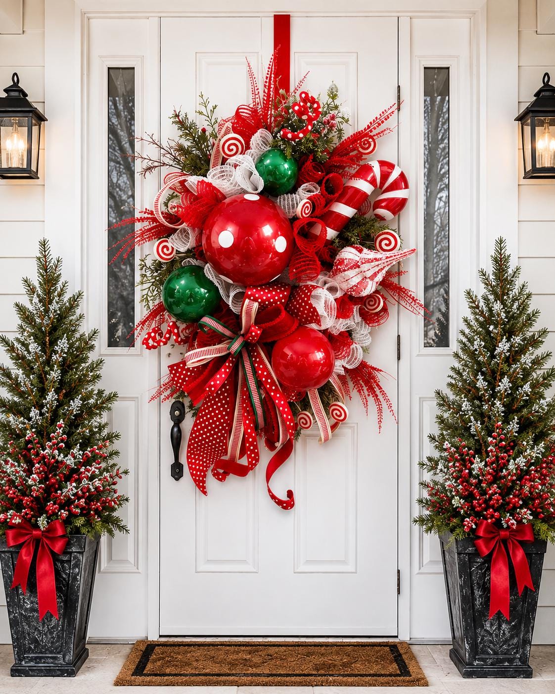 クリスマス Green Christmas wreathe40cm Green Santa Claus Wreath - Etsy