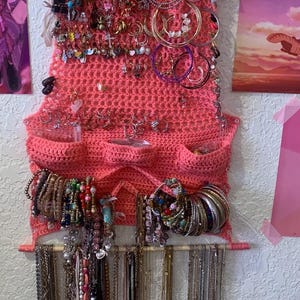 Crochet Jewelry Organizer