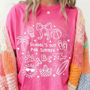 School's Out for Summer Png, Last Day of School Png, Summer Vacation Png, End of School Year Png, Summer Png, Beach Png