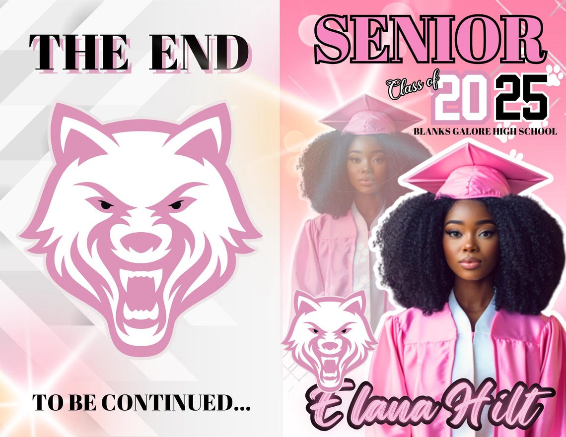 Grad Booklet Bundle | Graduation Keepsake Templates | Editable Canva ...