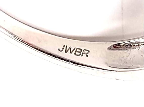 Oval Cut Lab Created Ruby & White Sapphire Halo R… - image 4