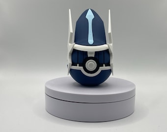 Dialga Inspired Pokéball | 3D Printed Pokémon Collectable | Legendary Steel Dragon Display Prop | Fan Made Gift
