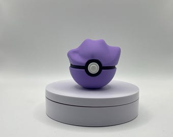 Ditto Inspired Pokéball | 3D Printed Pokémon Collectable | Transform Pokémon Display Prop | Fan Made Gift