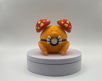Paras Inspired Pokéball | 3D Printed Pokémon Collectable | Bug Grass Type Display Prop | Fan Made Gift