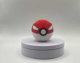 Voltorb Inspired Pokéball | 3D Printed Pokémon Collectable | Display Prop | Designed by N3D Melbourne | Fan Made Gift