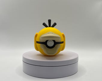 Psyduck Inspired Pokéball | 3D Printed Pokémon Collectable | Water Type Display Prop | Fan Made Gift
