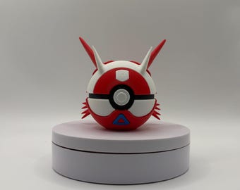 Latias Inspired Pokéball | 3D Printed Pokémon Collectable | Legendary Dragon Psychic Display Prop | Fan Made Gift