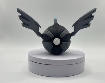 Zekrom Inspired Pokéball | 3D Printed Pokémon Collectable | Display Prop | Designed by N3D Melbourne | Fan Made Gift