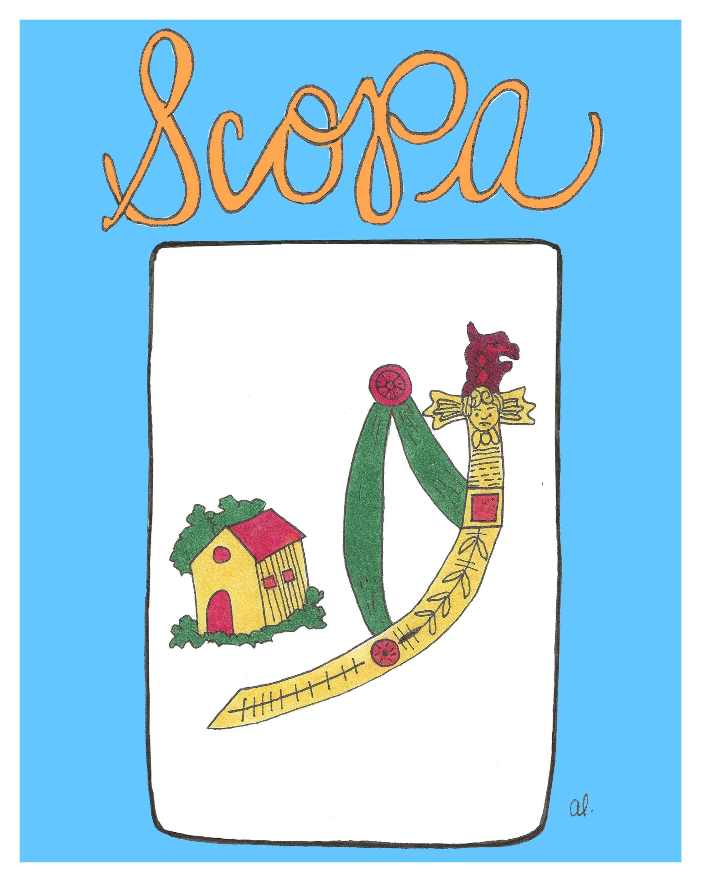Scopa Card Art Print: Italian Card Game (8x10) Art Print of Scopa Card ...