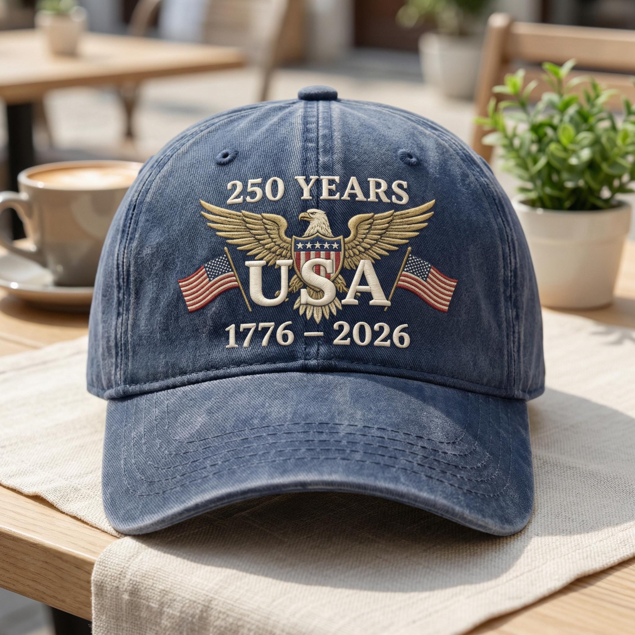 250 Anniversary Navy Cap - Etsy