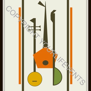 Mid-Century Modern Art Print | Instant Download | Printable Mid-Century Modern Art
