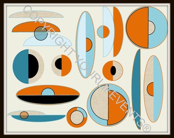 Mid-Century Modern Art Print | Instant Download | Printable Mid-Century Modern Art