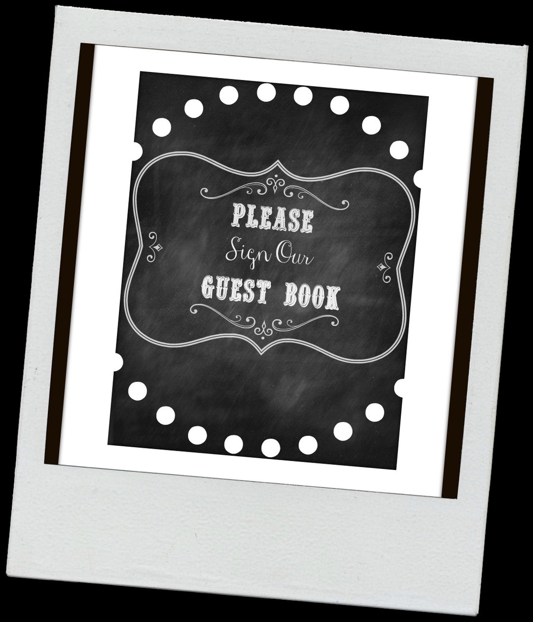 Wedding Sign / Guest Book Sign / Chalkboard Wedding Sign / Etsy