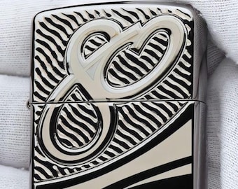 Zippos 80th Anniversary Limited Edition Lighter - 28249 -black
