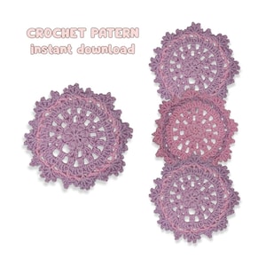 Blossom Crochet Coaster