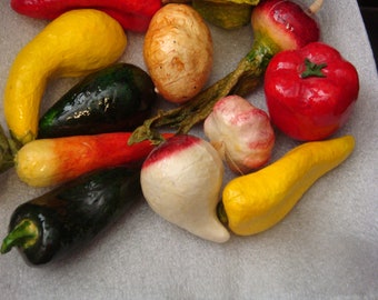 Papier mâché Fruits Légumes Oversize Mexique Variété Artificiel