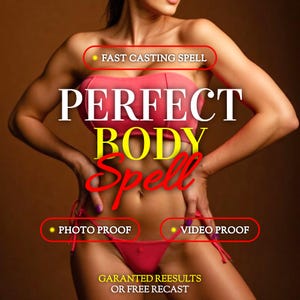 Perfect Body Spell | Dream Body Ritual | Fitness Discipline Spell | Align with Desired Shape | Release Self Sabotage | Love Your Body Fully