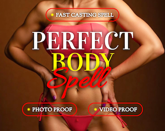 Perfect Body Spell | Dream Body Ritual | Fitness Discipline Spell | Align with Desired Shape | Release Self Sabotage | Love Your Body Fully