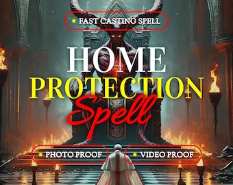 Home Protection Spell | House Cleansing Ritual | Shield from Evil and Spirits | Block Negativity | Restore Peace | Create Sacred Safe Space