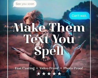 Spell to Make Them Text You • Contact Me Now Ritual • Write Me Spell • Get a Message Spell • Fast Casting • Photo Proof