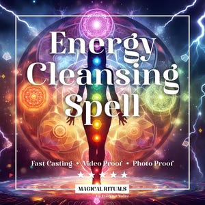 Energy Cleansing Spell • Remove Negativity Ritual • Deep Spiritual Cleanse • Energetic Reboot • Remove Negative Energy and Curse