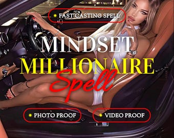 Mindset Millionaire Spell | Attract Wealth, Abundance, Financial Freedom | Fast Casting