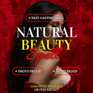 Beauty Spell | Attractiveness Ritual | Boost Natural Charm and Radiance | Enhance Confidence | Shine Bright | Be Noticed Remembered Desired