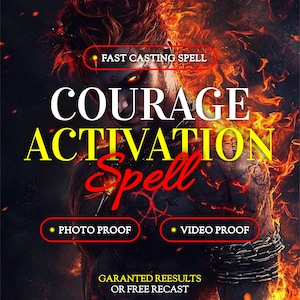 COURAGE ACTIVATION SPELL | Anti Fear Ritual | Break Anxiety and Doubt | Move Forward with Strength | Custom Energy Spell
