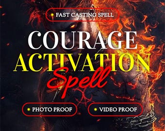 COURAGE ACTIVATION SPELL | Anti Fear Ritual | Break Anxiety and Doubt | Move Forward with Strength | Custom Energy Spell