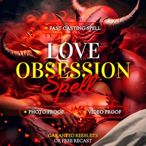 OBSESSION SPELL | Want to Be Him or Her Only Thought | Magnetic Ritual to Deepen Soul Pull and Desire | Strong Demon Love Spell