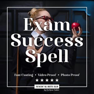 Exam Success Spell • Academic Success Spell • Pass Your Exams Spell • Pass Exams • Good Grades Spell • Exam Luck Spell • Exam Spell