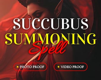 Hechizo para invocar a una súcubo / Ritual oscuro para atraer al espíritu femenino del deseo / Experimenta sueños lujuriosos y una conexión mística con las sombras