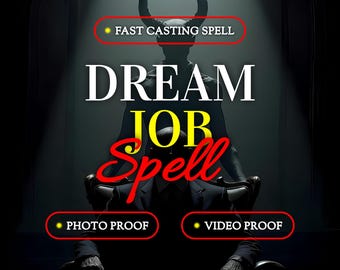 Dream Job Spell | Career Alignment Ritual | Attract the Right Offer | Remove Competition | Open Doors for Success | Manifest Ideal Work Path