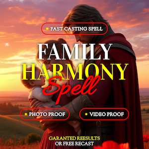 Family Harmony Spell | Restore Peace Love and Calm | Cleanse Negative Energy at Home | Bring Back Warm Connection