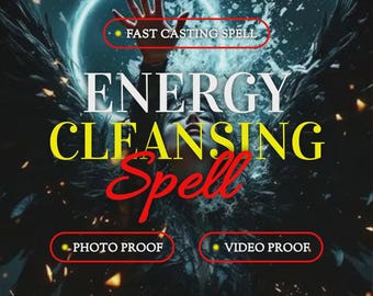 ENERGY CLEANSING SPELL | You Absorb Negativity and Carry Emotional Weight | Deep Purification to Reclaim Your Light | Remove Negative Energy