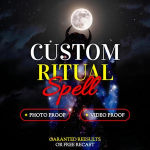 Powerful Custom Spell | Personal Magic Ritual | Energetic Scan Included | Unique Solution Only for You | Targeted Accurate Powerful Ritual