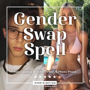 Gender Swap Spell • Gender Transformation Ritual • Be Yourself Spell • Identity Magic • Energetic Transition Support • Gender Freedom Spell