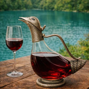 Vintage Duck Decanter - Etsy