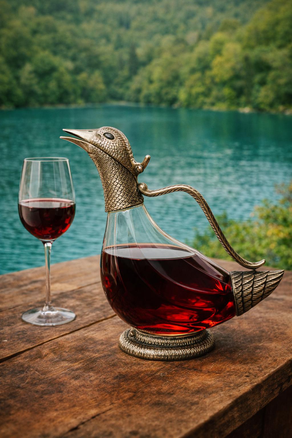 Vintage Duck Decanter - Etsy