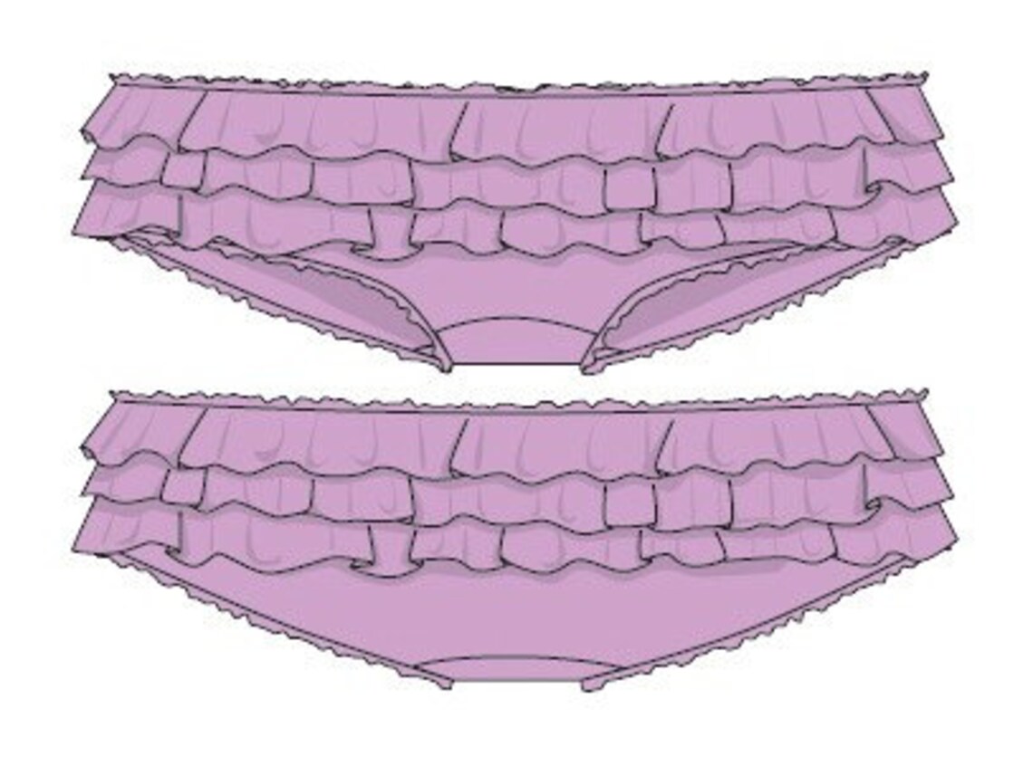 The Frilly Knickers Pattern B0902 Etsy