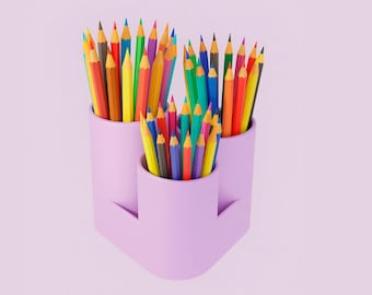 Pencil Holder – 3D Printable Desk Organizer for Office & Home