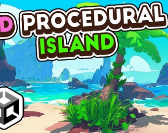 Unity 2D Procedural Island Projektvorlage