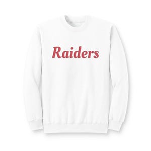 Raiders Puff Script Crew Neck-tröja