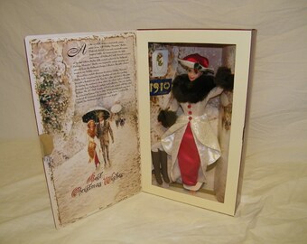 Vintage NRFB Mint NOS Second In Series Barbie Hallmark Holiday Memories Christmas Barbies 90s 1990s Doll Collectible Edition Dolls Xmas