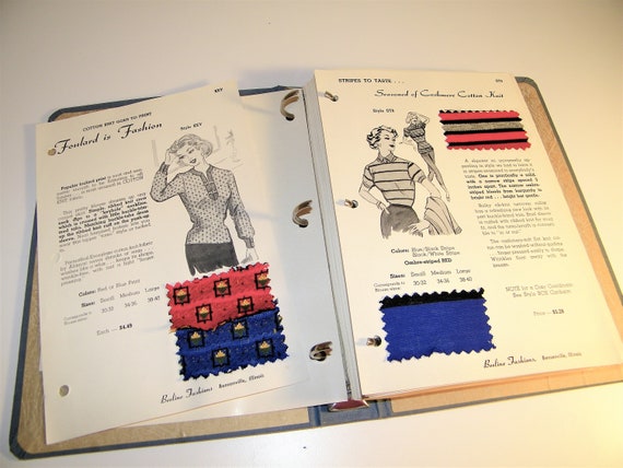 SUPER Rare 50s/60s BEELINE Fashions Salesman Sample Catalog Book